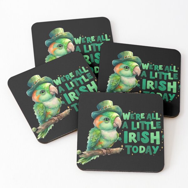 Item preview, Parrot We’re All a Little Irish Today designed and sold by Mumzy2many.