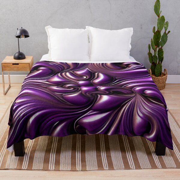 Artikelvorschau, Ceramic Purple Soft Brilliant Maximalist Pattern Digital Painting entworfen und verkauft von CodeAndColors.