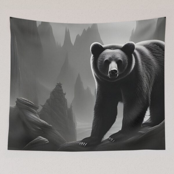 Item preview, Bear amongst the Cliff heights  designed and sold by MIGSZ.
