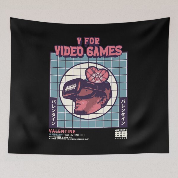Item preview, V is for video games artwork 3 designed and sold by ALIENATIVED.