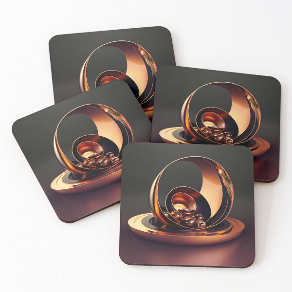 Item preview, Copper in a Tranquil Nutshell Digital Painting designed and sold by CodeAndColors.