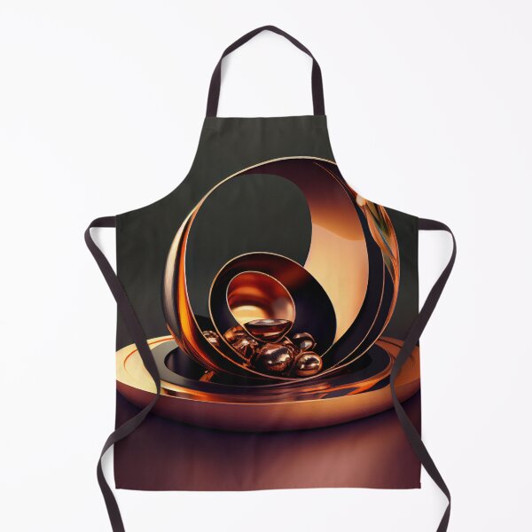 Aperçu de l'œuvre Copper in a Tranquil Nutshell Digital Painting créée et vendue par CodeAndColors.