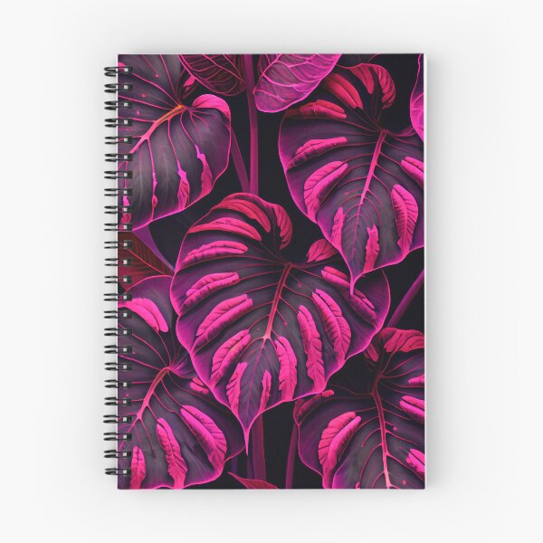 Item preview, Floral magenta Alocasia Amazonica pattern designed and sold by AppleElf.