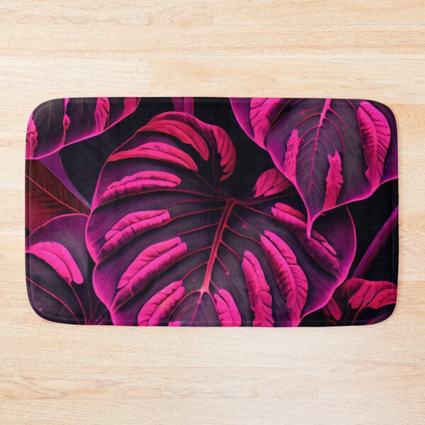 Item preview, Floral magenta Alocasia Amazonica pattern designed and sold by AppleElf.