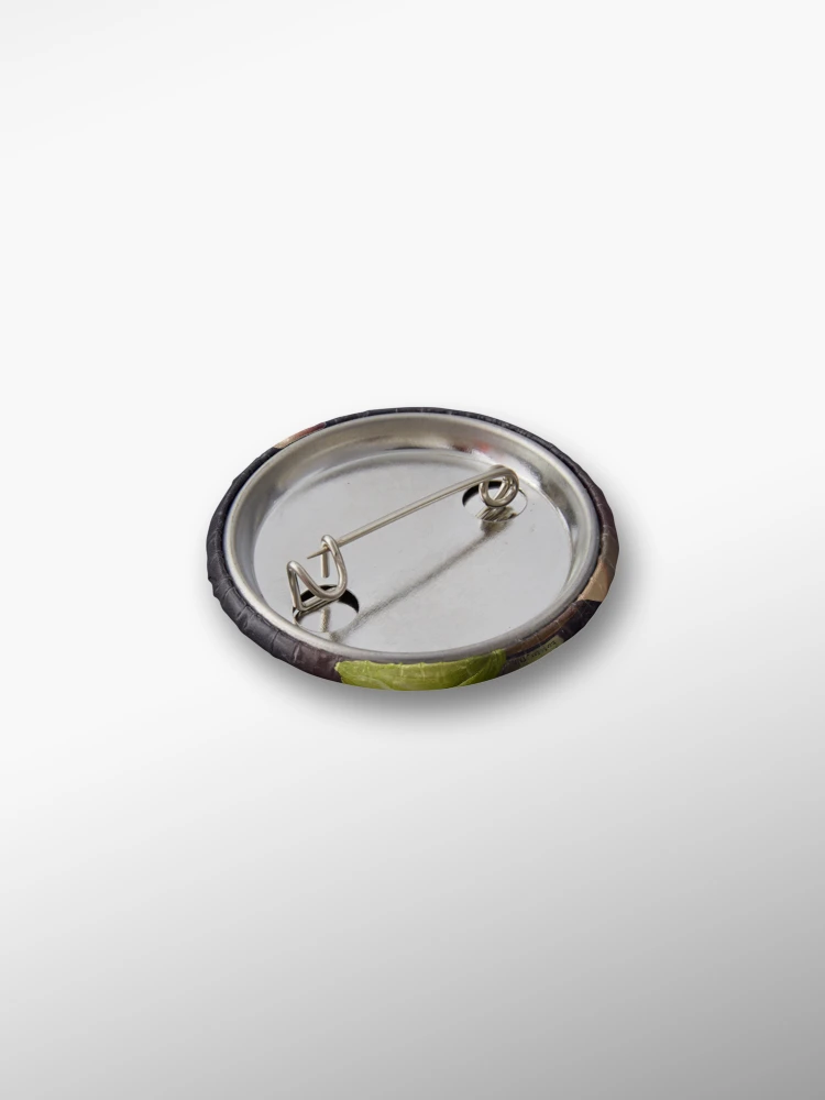 Thumbnail 2 von 3, Button, A Study in Celery and Pigeon Oil Digital Painting designt und verkauft von CodeAndColors.