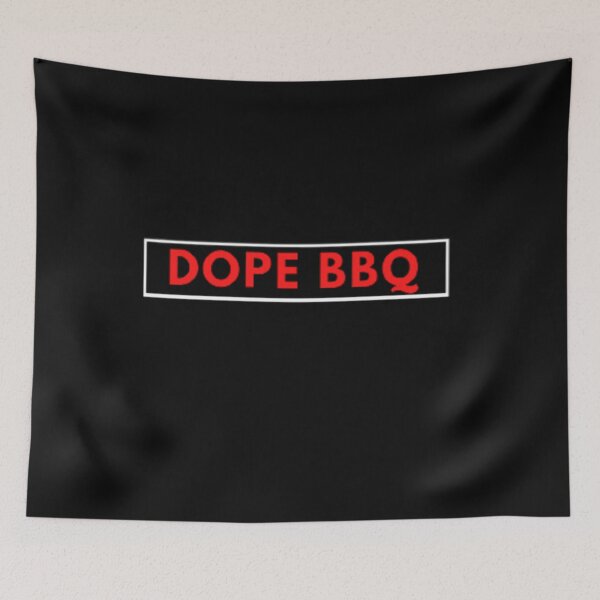 Item preview, Dope BBQ simplistic black and red design designed and sold by The Third House.