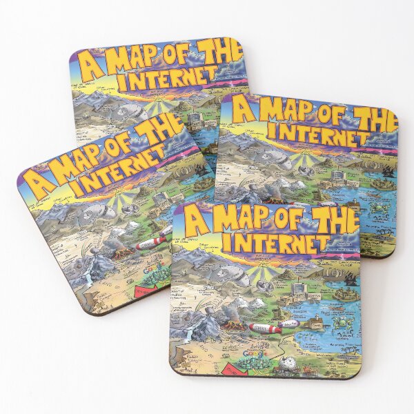 Item preview, A Map Of The Internet designed and sold by OnatahAlgonquin.