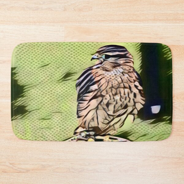 Item preview, Hungry Hawk In Pointillism designed and sold by Fearless-Fox.