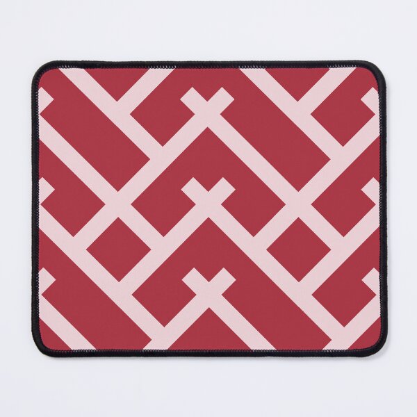 Item preview, Trellis oriental style in cool berry red and palest pink designed and sold by FrancesPoff.