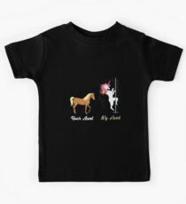 Deine Tante Meine Tante Niedliches Pferdeeinhorn Kinder T-Shirt