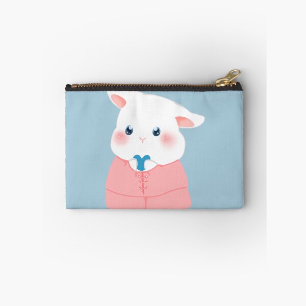 Item preview, White Bunny in Pink | Bunniesmee  designed and sold by bunniesmee.