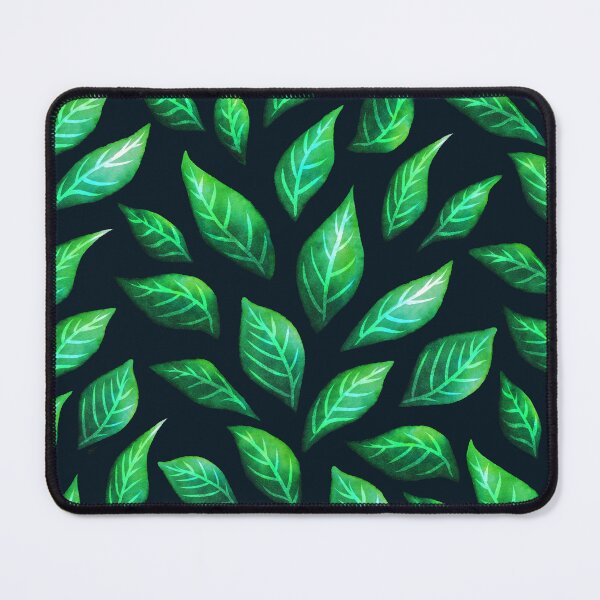 Item preview, Abstract Botanical Painted Green Leaves Pattern designed and sold by Boriana Giormova.