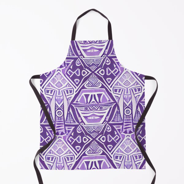 Artikelvorschau, Purple Pastel Pacific Islander Pattern Digital Painting entworfen und verkauft von CodeAndColors.