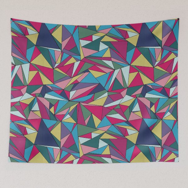 Item preview, Abstract Colorful Triangle Geometric Design designed and sold by By Aurora Sky.