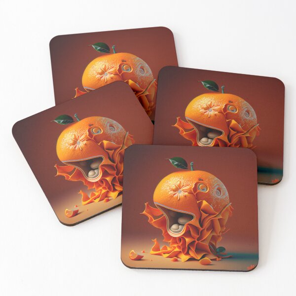 Item preview, Tangerine Mischief and its Blunder Digital Painting designed and sold by CodeAndColors.
