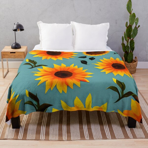 Item preview, Orange Sunflowers designed and sold by Bizaire.