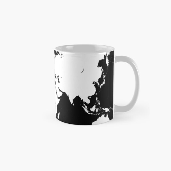Design 69 world map Classic Mug