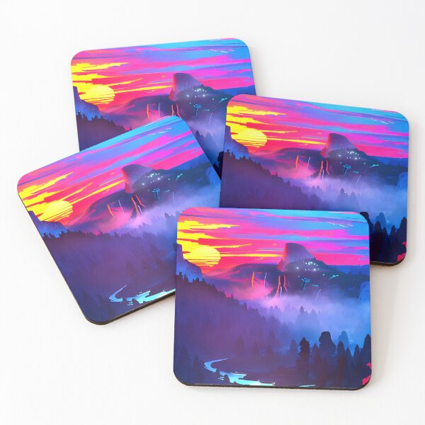 Item preview, Experience the Beauty of Nature with a Minimalist Mountain River View Print designed and sold by supeart.