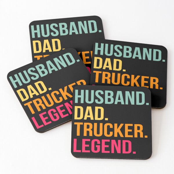 Item preview, Husband Dad Trucker Legend designed and sold by NessiCreates.