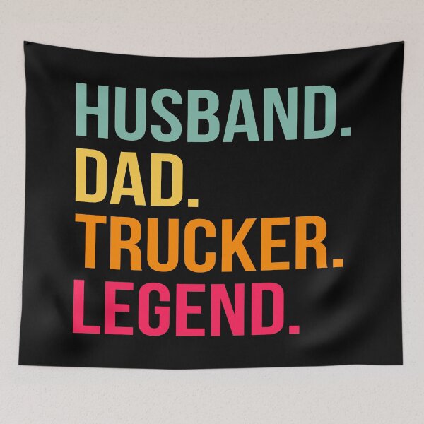 Item preview, Husband Dad Trucker Legend designed and sold by NessiCreates.