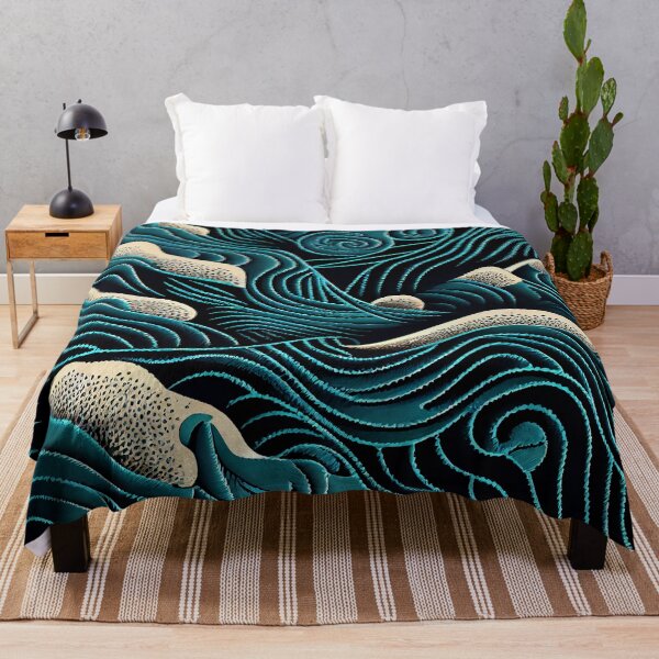 Item preview, Detailed Modern Coastal Pattern Digital Painting designed and sold by CodeAndColors.