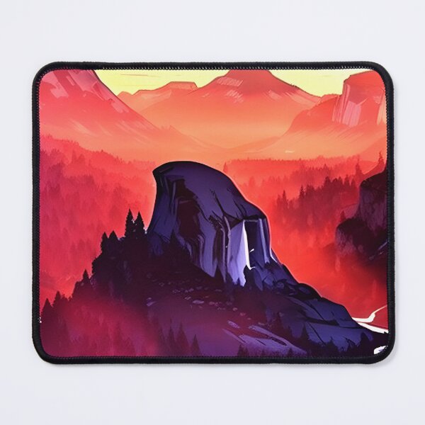 Item preview, Enhance Your Living Space with a Minimalist Mountain River View Print designed and sold by supeart.