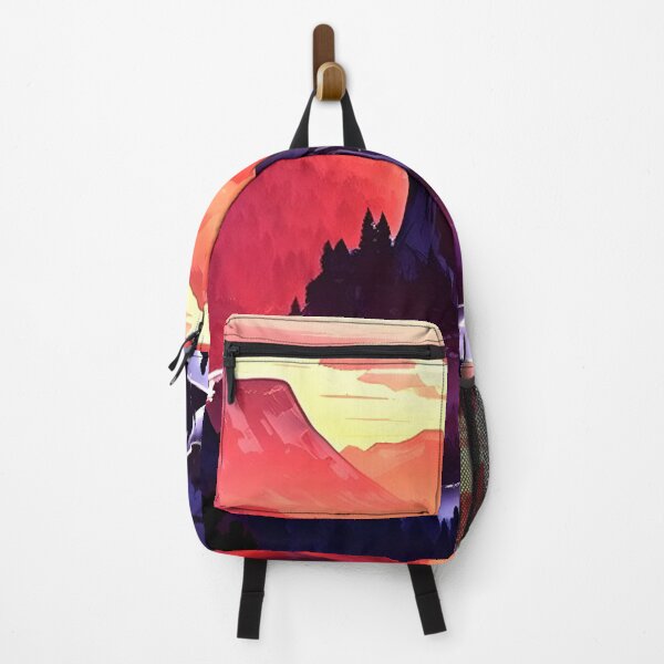 Item preview, Enhance Your Living Space with a Minimalist Mountain River View Print designed and sold by supeart.