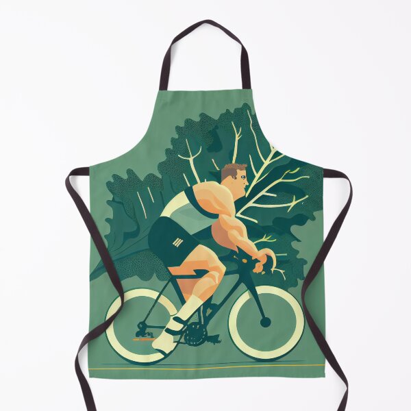 Item preview, Rugby Bicycle and Kale Digital Painting designed and sold by CodeAndColors.