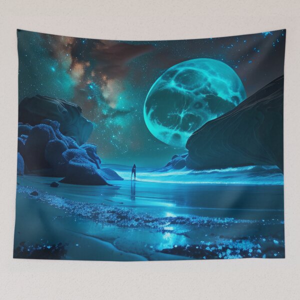 Item preview, A Beachside Blue Moon designed and sold by D3monic.
