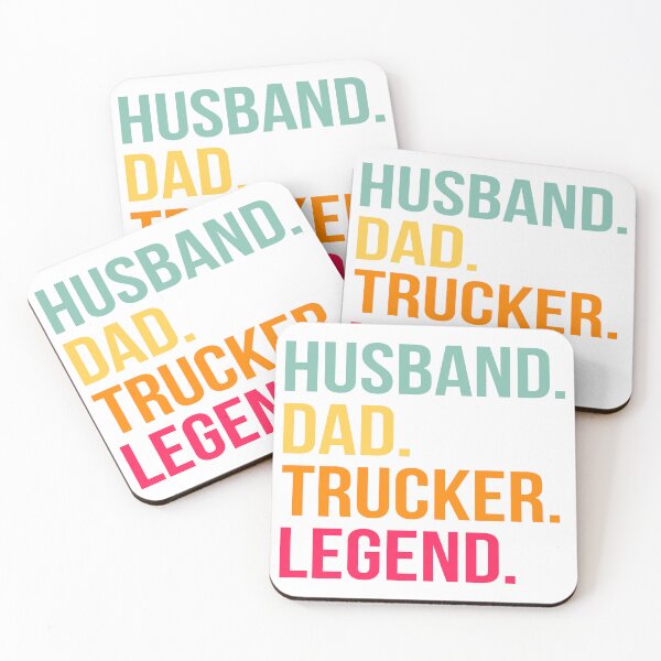 Item preview, Husband Dad Trucker Legend designed and sold by NessiCreates.