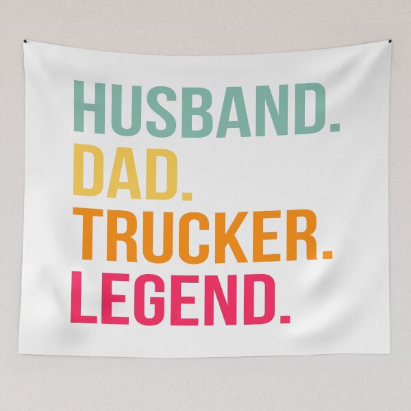 Item preview, Husband Dad Trucker Legend designed and sold by NessiCreates.