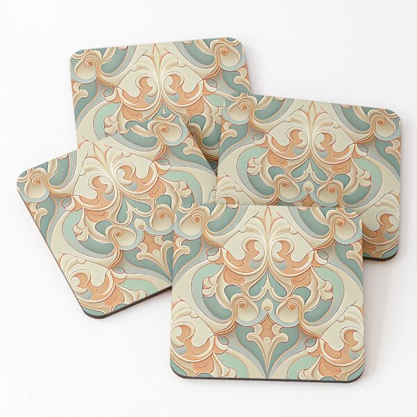 Item preview, Pale Soft Transitional Pattern Digital Painting designed and sold by CodeAndColors.