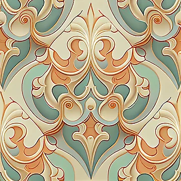 Vorschaubild zum Design Pale Soft Transitional Pattern Digital Painting von CodeAndColors