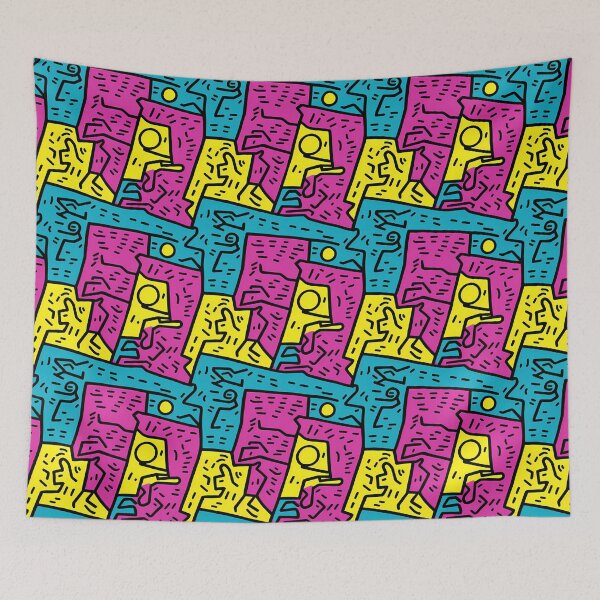 Item preview, Sleeping with your Pet - Graffiti Abstract Art  designed and sold by Artilize.