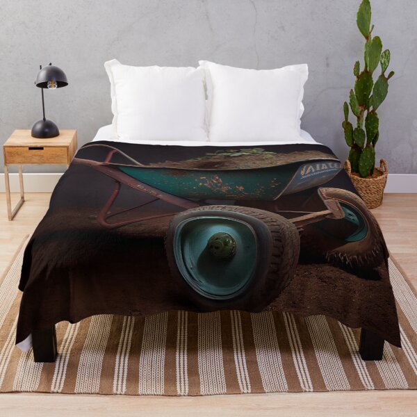 Item preview, Madly Magnified Wheelbarrow Digital Painting designed and sold by CodeAndColors.