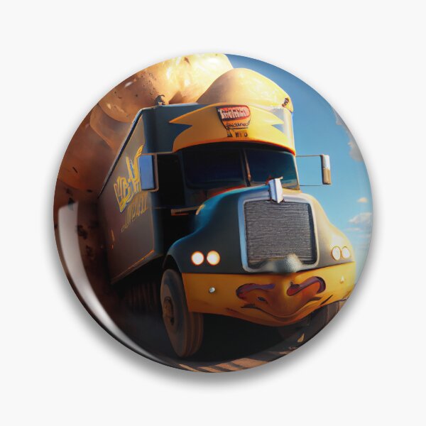 Item preview, Truckin Through Potatoes Fury Digital Painting designed and sold by CodeAndColors.