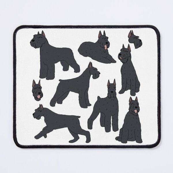 Item preview, Giant schnauzer cute illustration pattern  designed and sold by Yarafantasyart.