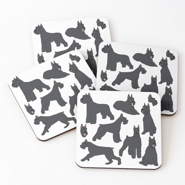 Item preview, Giant schnauzer cute illustration pattern  designed and sold by Yarafantasyart.