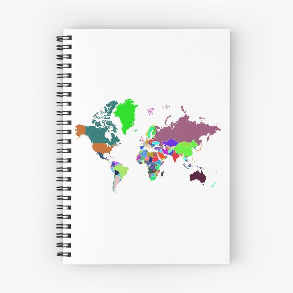 Item preview, World Map Color designed and sold by Pixel4Art.