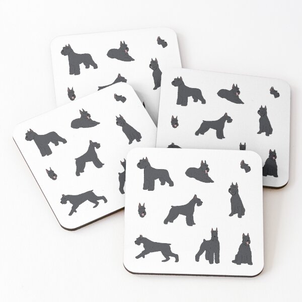Item preview, Giant schnauzer cute illustration pattern  designed and sold by Yarafantasyart.