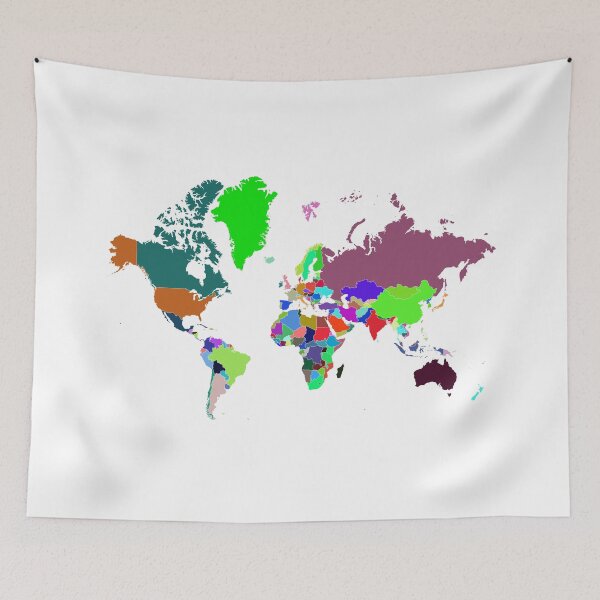 Item preview, World Map Color designed and sold by Pixel4Art.