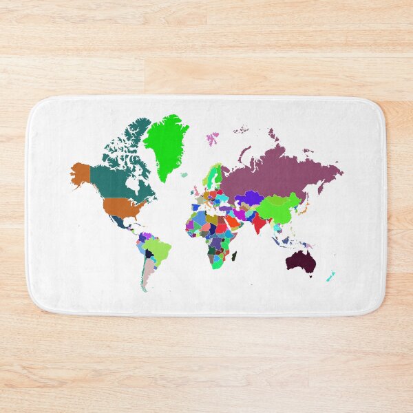 Item preview, World Map Color designed and sold by Pixel4Art.