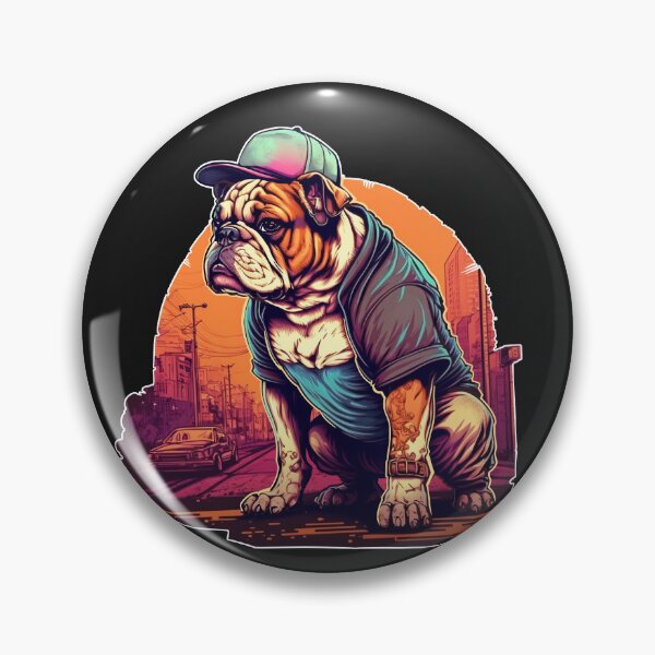 Item preview, Streetwise Bulldog Thug designed and sold by SinMagellan.