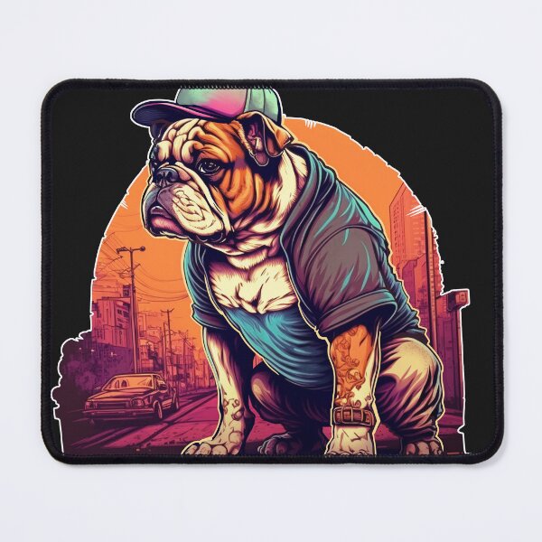 Item preview, Streetwise Bulldog Thug designed and sold by SinMagellan.