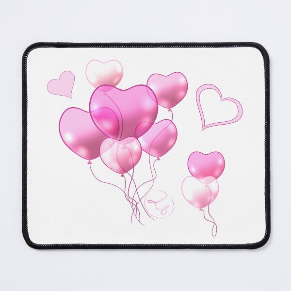 Item preview, Heart baloon pink designed and sold by Drawersofdraw.