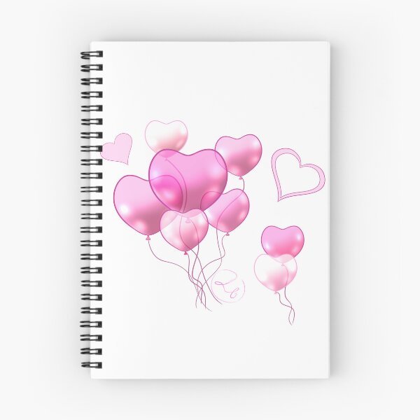 Item preview, Heart baloon pink designed and sold by Drawersofdraw.