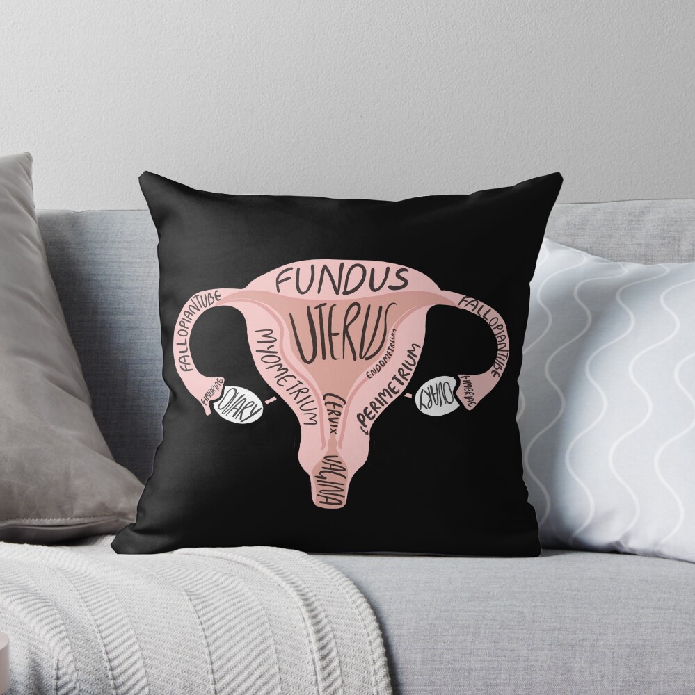 Uterus shop shaped pillow