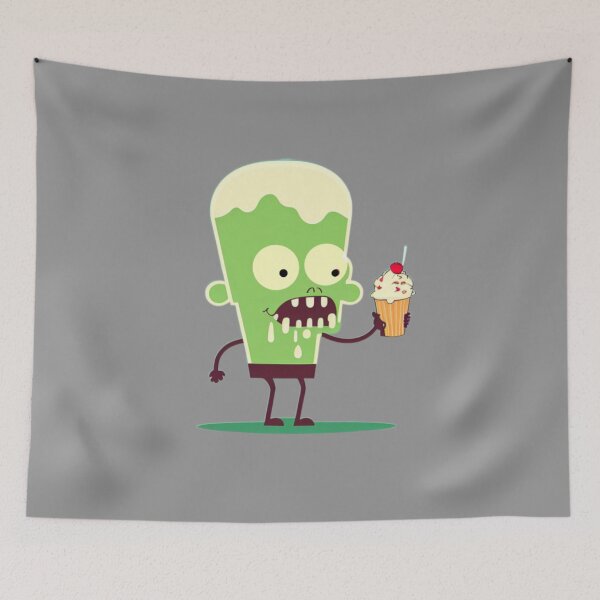 Item preview, Zombie eating ice cream  designed and sold by Sarvgya Verma.