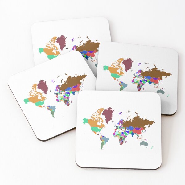 Item preview, World Map Color designed and sold by Pixel4Art.
