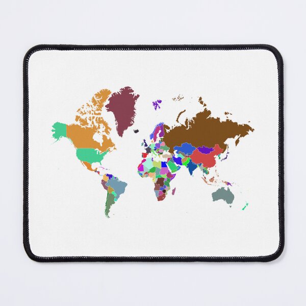 Item preview, World Map Color designed and sold by Pixel4Art.